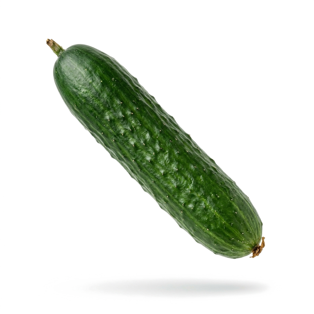 Crisp organic cucumber